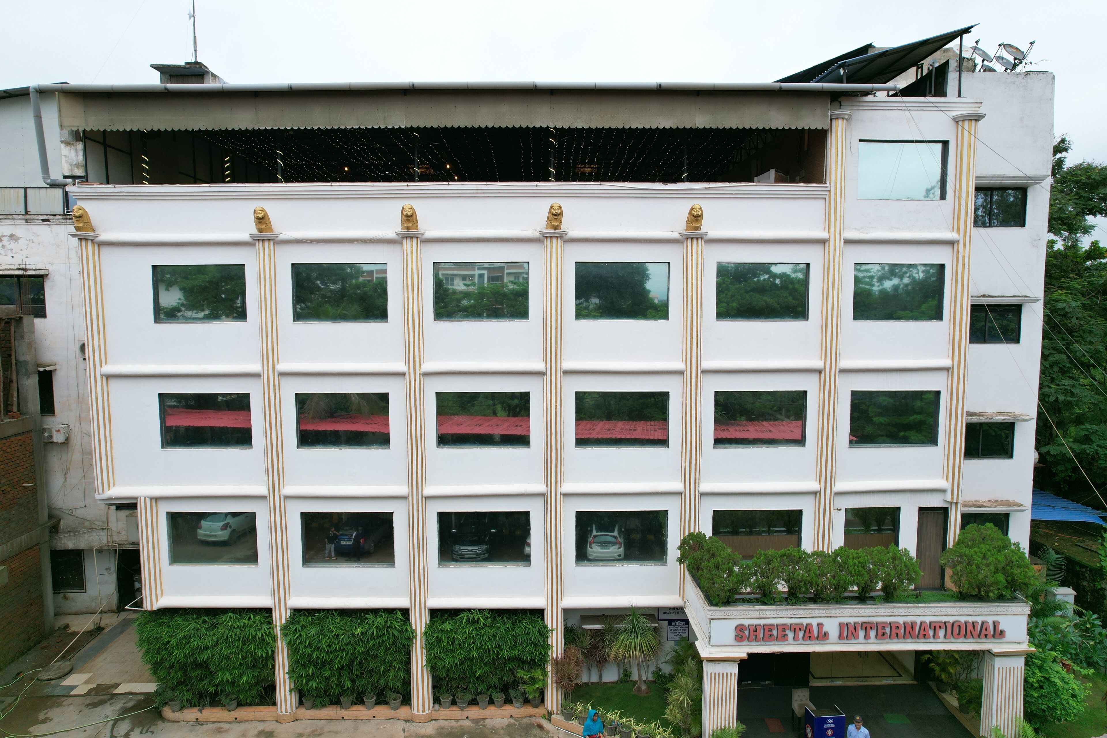 Fachada da propriedade
