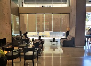 Lobby sitting area