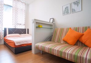 Desk, iron/ironing board