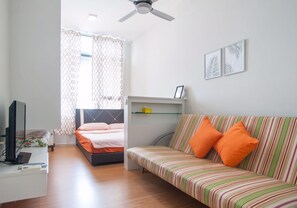 Desk, iron/ironing board