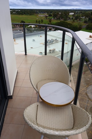 Habitación Deluxe, vista a la bahía | Terraza o patio