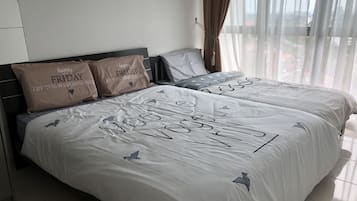 2 bedrooms, soundproofing, iron/ironing board, free WiFi