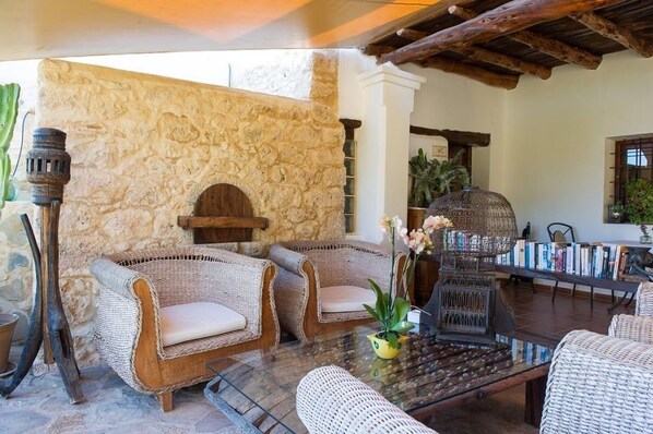 Sala de estar en el lobby