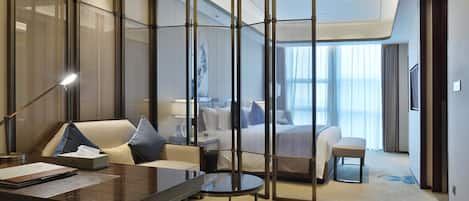 Minibar, in-room safe, desk, blackout curtains