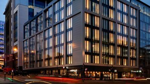 A modern hotel with a glass facade, multiple floors, and a prominent signage for ibis hotels. - Ibis Styles Glasgow Central (Glasgow)