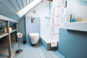 Double Room, Private Bathroom (Self Check-in) | Bathroom | Shower, free toiletries, hair dryer, towels - Reykjavik Treasure (Reykjavik)