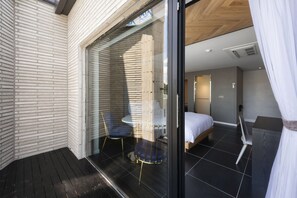 Habitación superior, terraza, vistas al puerto | Terraza o patio