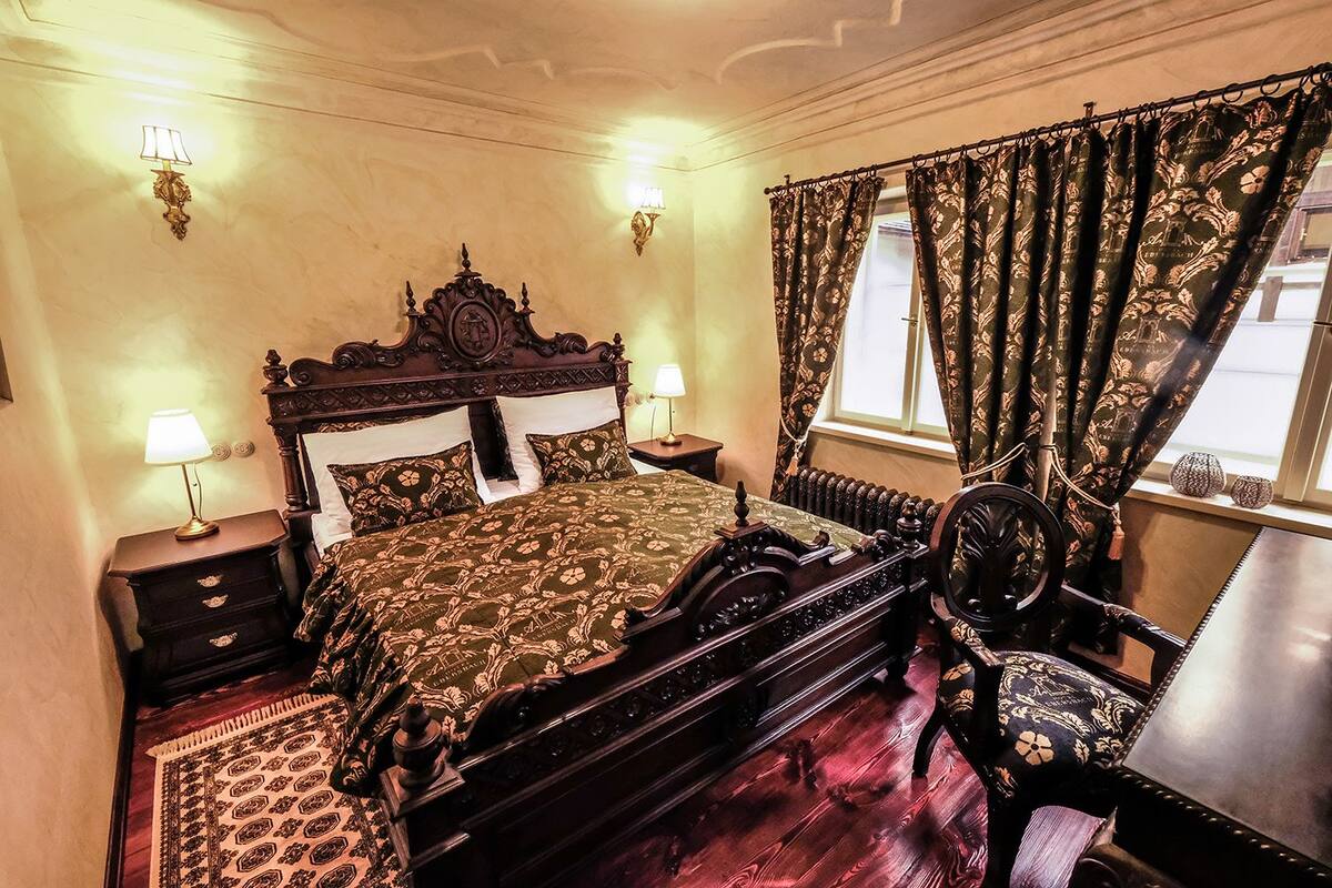 Suite (The Terrace Suite - 108) | Egyptian cotton sheets, premium bedding, in-room safe, blackout curtains