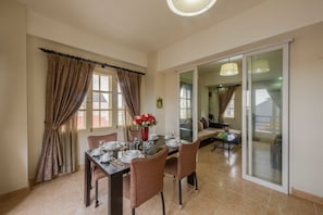 Living area - City View Apartment (Phnom Penh)