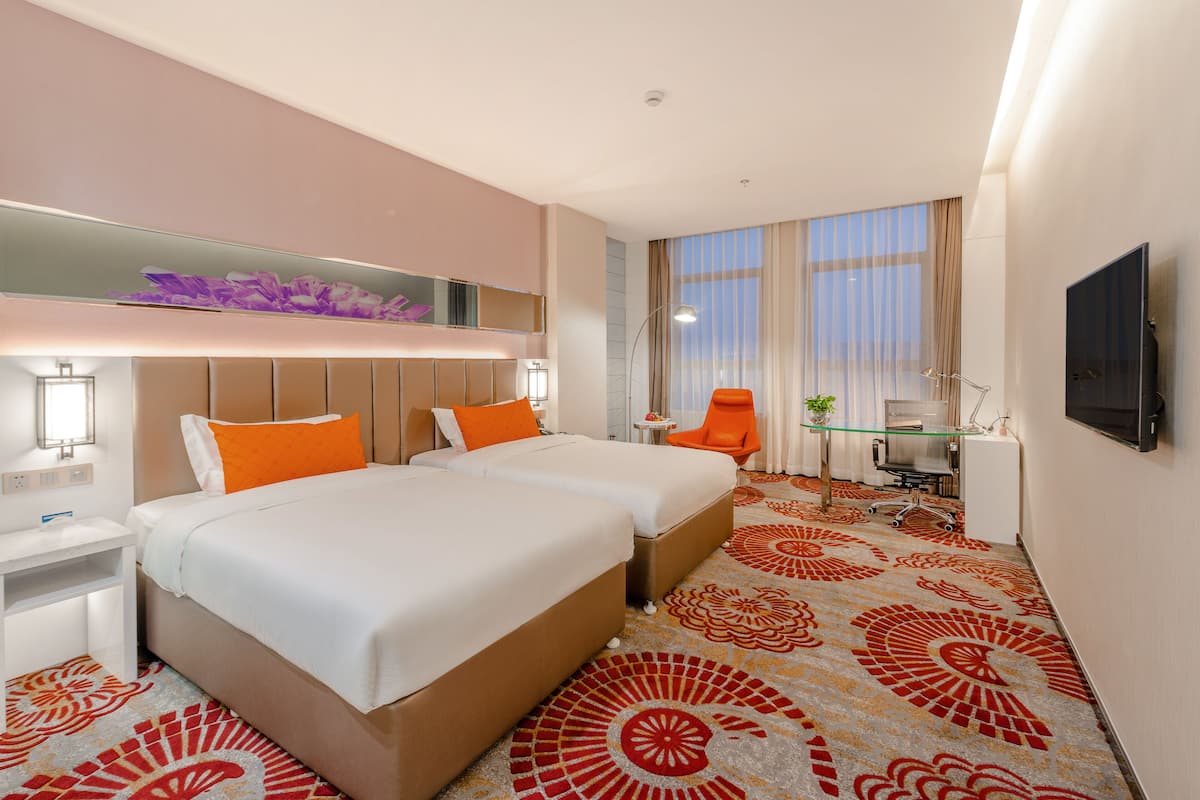 Chambre Deluxe avec lits jumeaux | Vue de la chambre