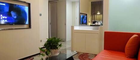 Suite | Zona de estar | Una televisión de plasma