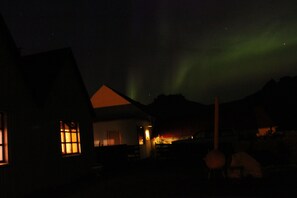 Front of property - evening/night - Lindarbrekka (Djupivogur)