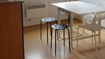 Apartment, 2 Bedrooms (Fell) | Private kitchen | Fridge, microwave, stovetop, coffee/tea maker