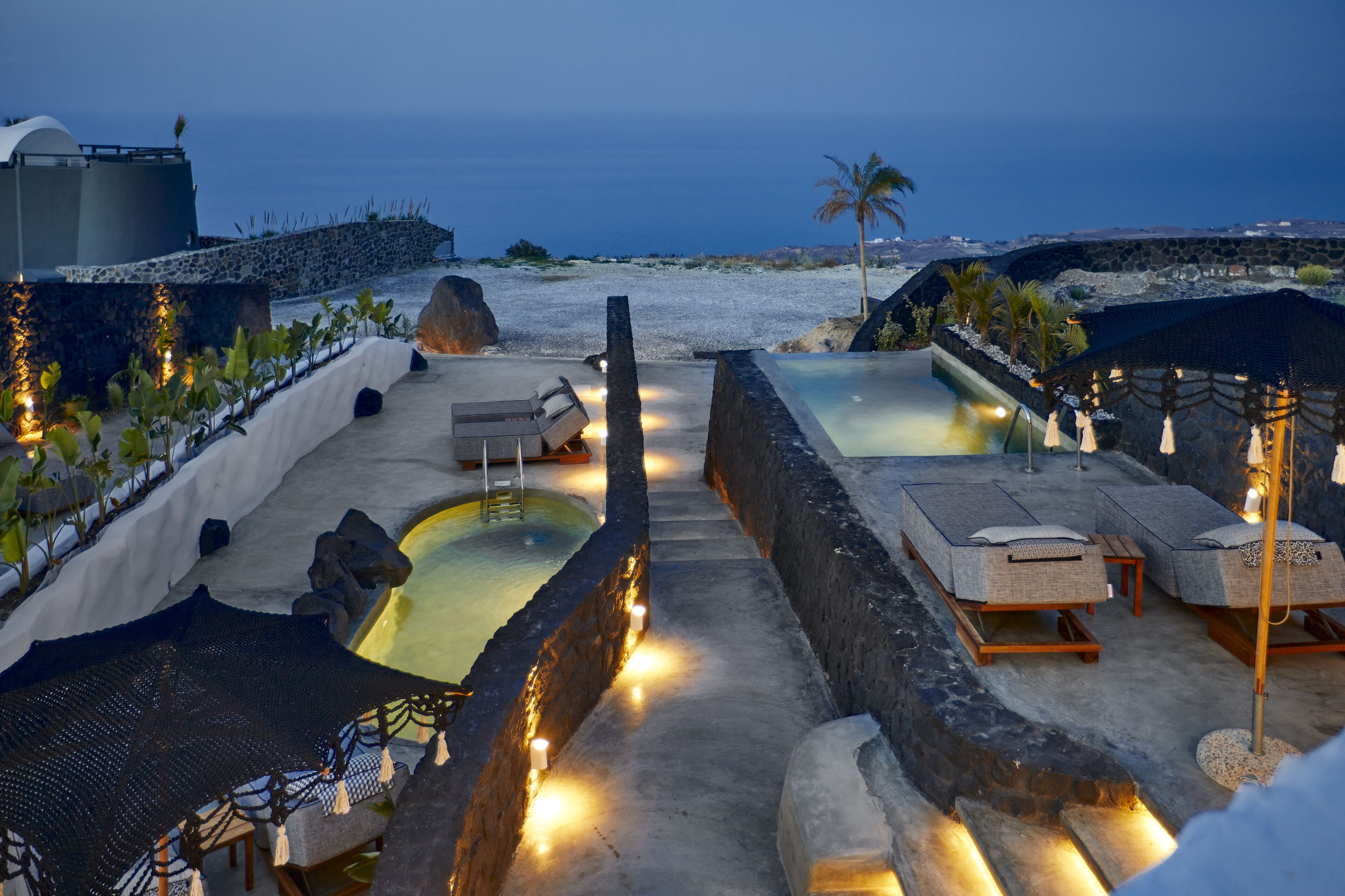 Cave Suite Seaview Private heated pool | View from room