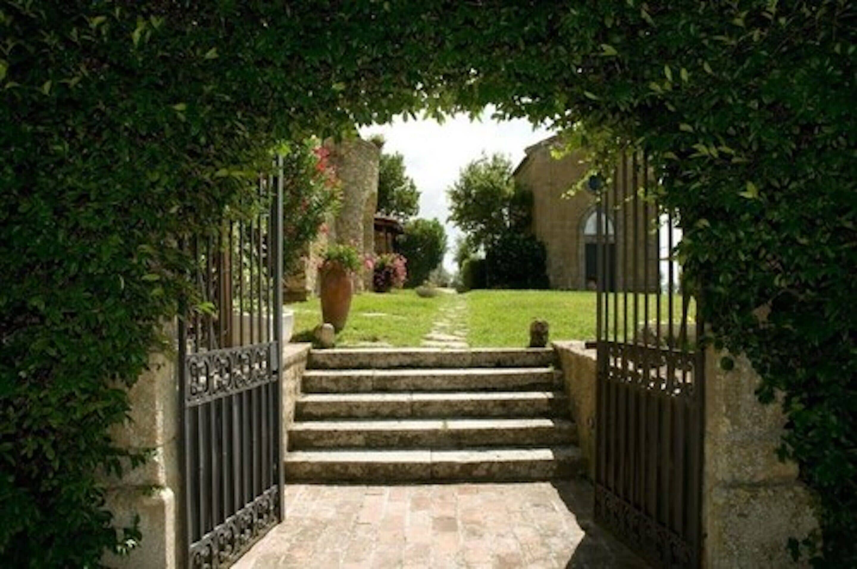 Entrée de l’hébergement