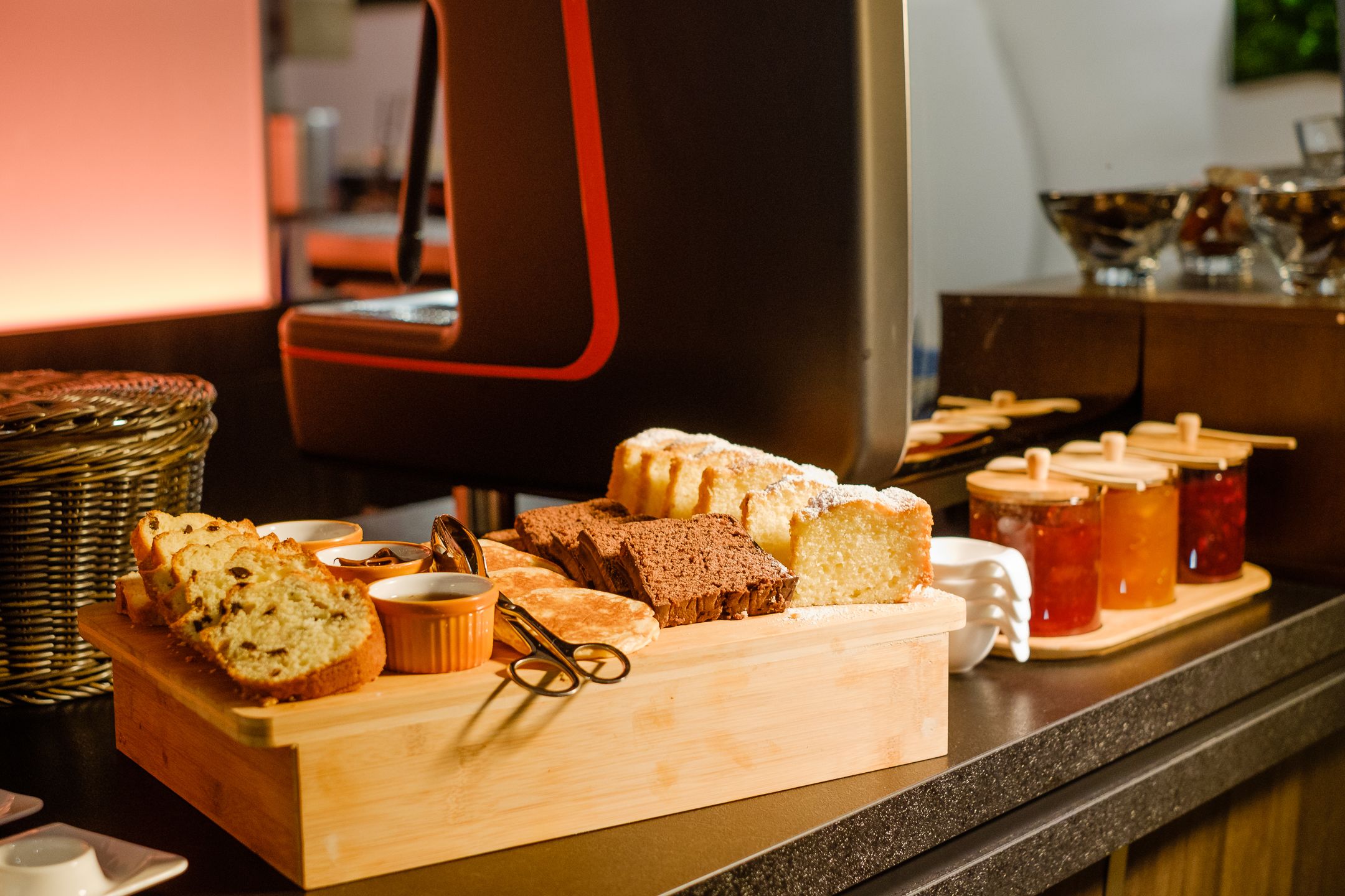 daily buffet breakfast (eur 19 per person)