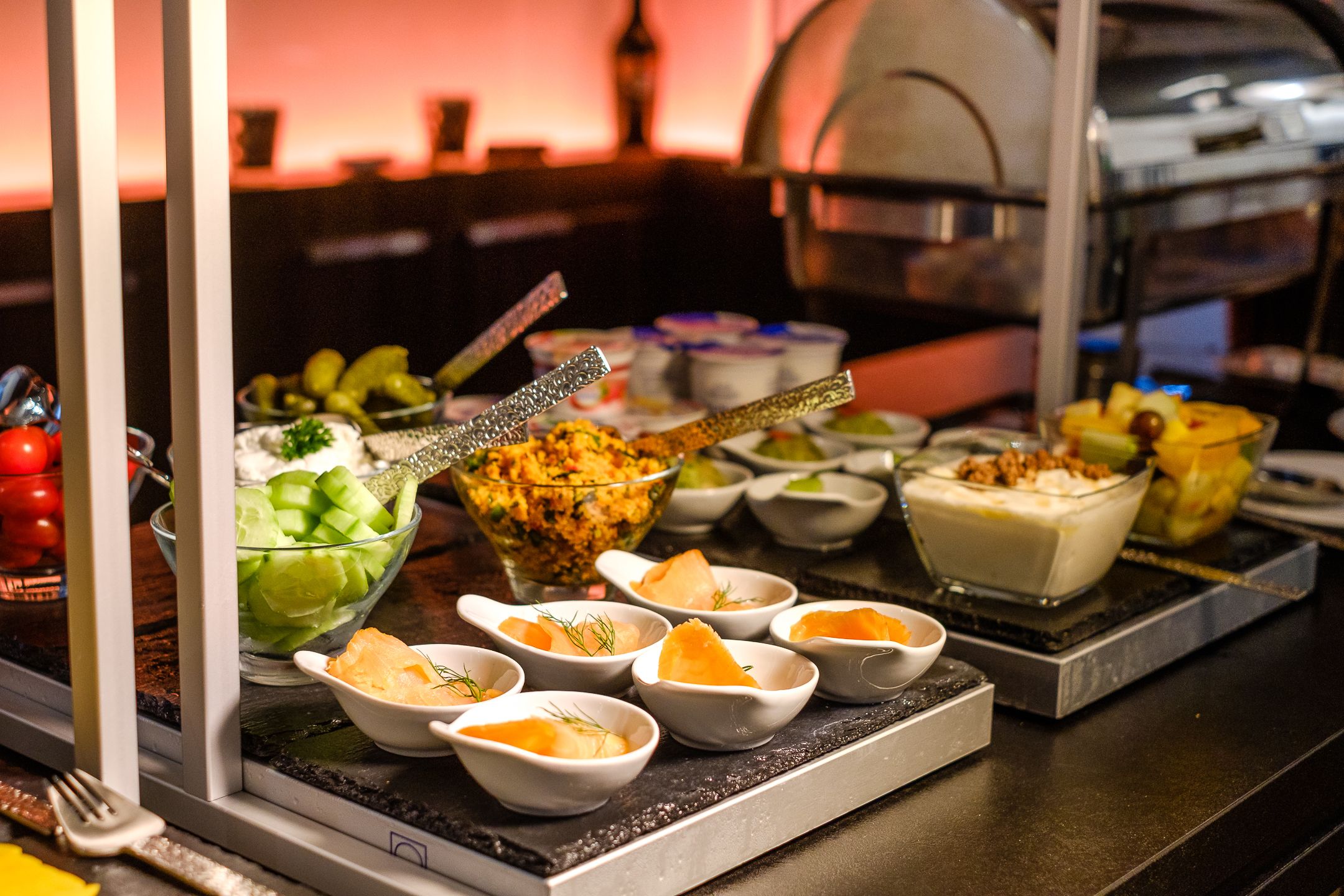daily buffet breakfast (eur 19 per person)