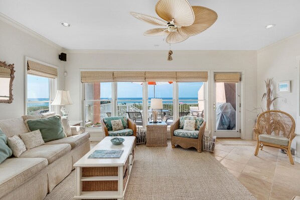 Townhome, 4 Bedrooms | Living area | Flat-screen TV - Jen's Creole 4 Bedroom Townhouse by RedAwning (Navarre)