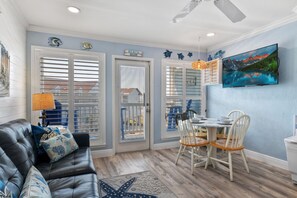 Condo, 1 Bedroom | Living area | TV - Seascape 1320 1 Bedroom Condo by RedAwning (Galveston)