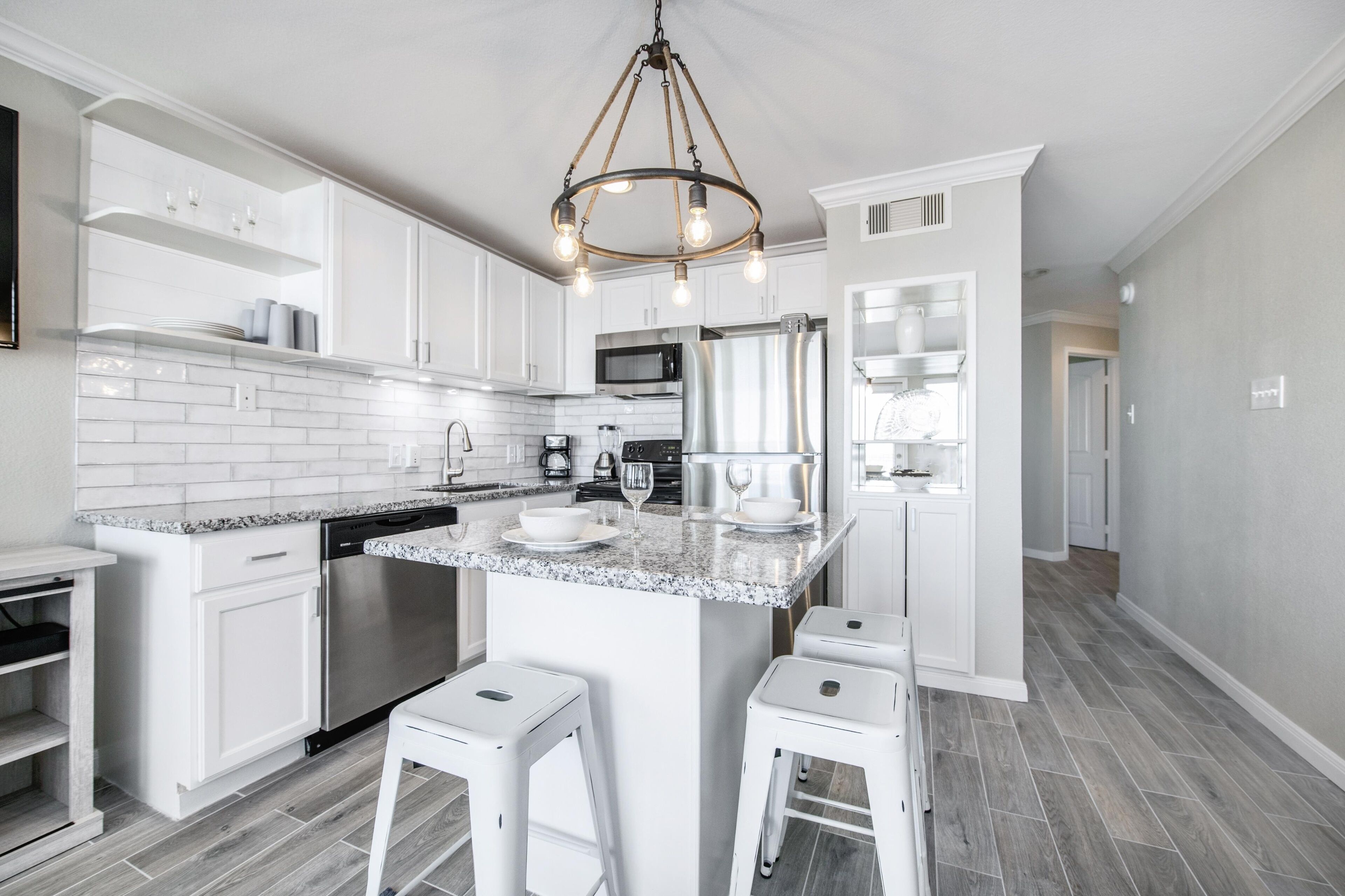 公寓客房, 1 間臥室 | 私人廚房 | 電冰箱、微波爐、烤箱、洗碗機