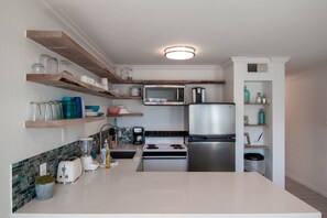 Appart'hôtel, 1 chambre | Cuisine privée | Réfrigérateur, four, lave-vaisselle, cafetière/bouilloire