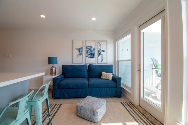 Condo, 1 chambre | Aire de séjour