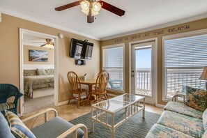Condo, 2 Bedrooms | Living area | Smart TV - Seascape 1210 1 Bedroom Condo by RedAwning (Galveston)