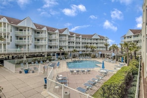 Condo, 2 Bedrooms | Pool | A heated pool - Seascape 2111 2 Bedroom Condo by RedAwning (Galveston)