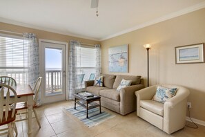 Condo, 1 Bedroom | Living area - Seascape 2318 1 Bedroom Apts by RedAwning (Galveston)