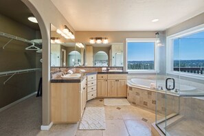 House, 4 Bedrooms | Bathroom | Hair dryer, towels, shampoo - Golden Butte 4 Bedroom Home by RedAwning (Bend)
