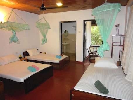 4 habitaciones y sábanas de algodón egipcio