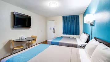 Free WiFi, bed sheets