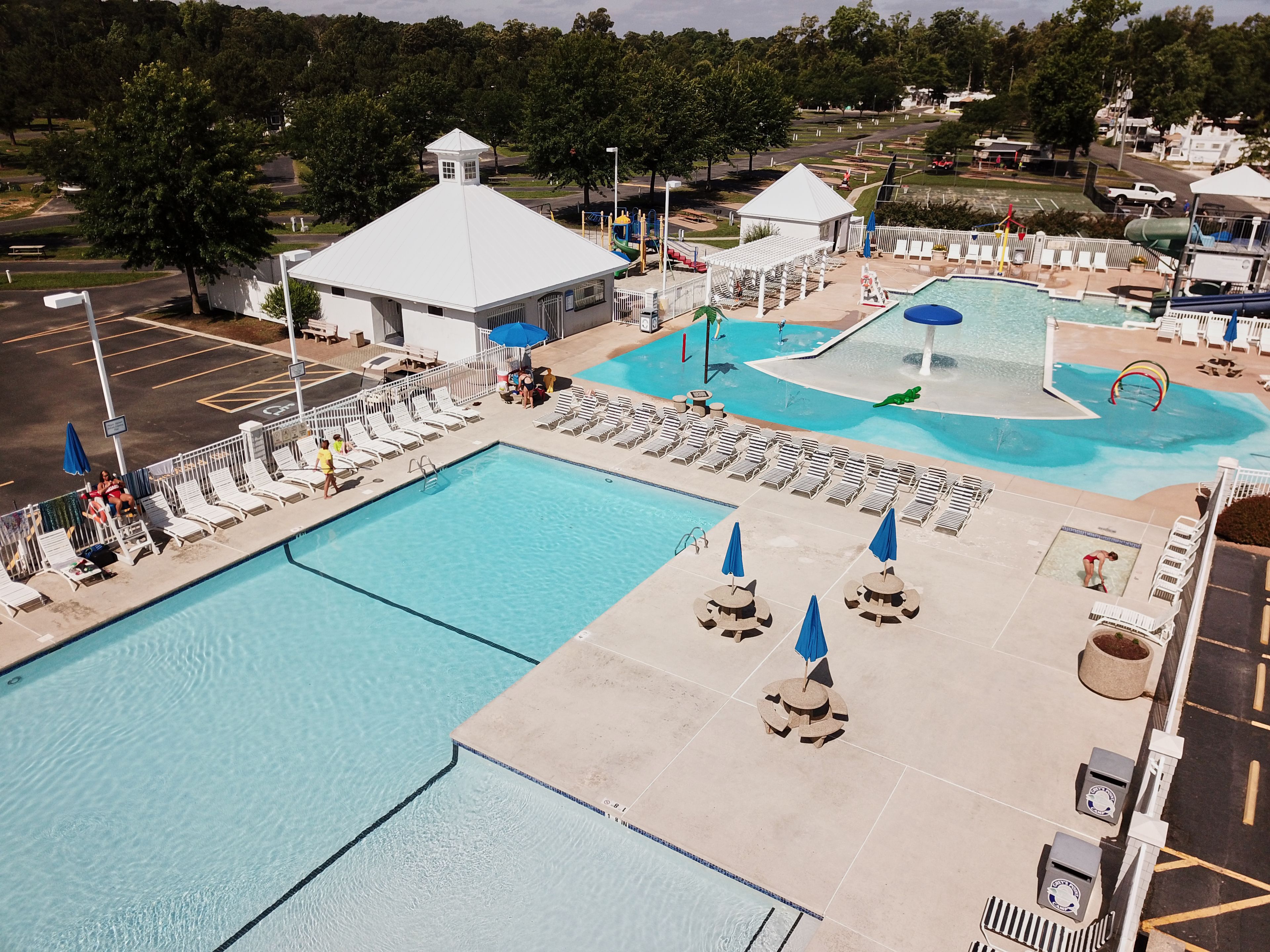 Seasonal outdoor pool