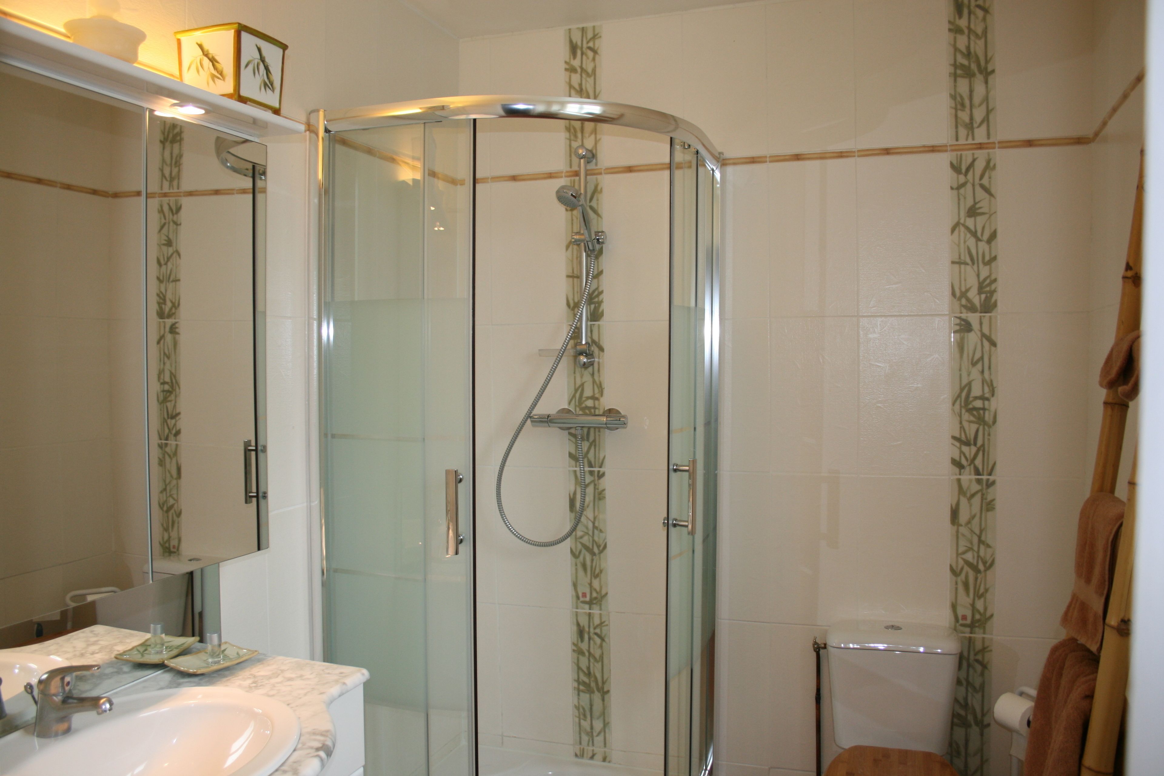 Double Room (Campagne) | Bathroom | Shower, free toiletries, hair dryer, towels
