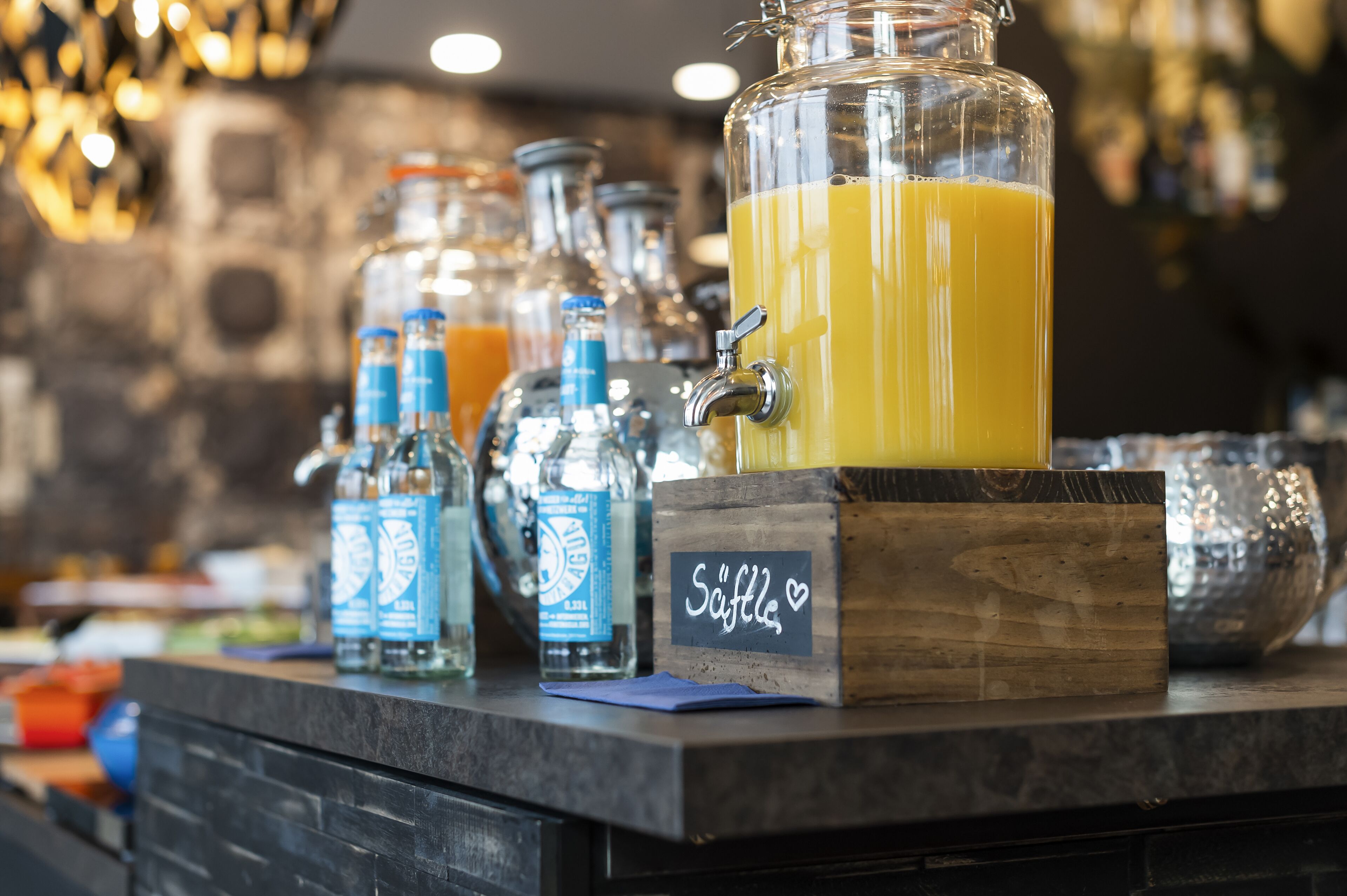 daily buffet breakfast (eur 14.90 per person)