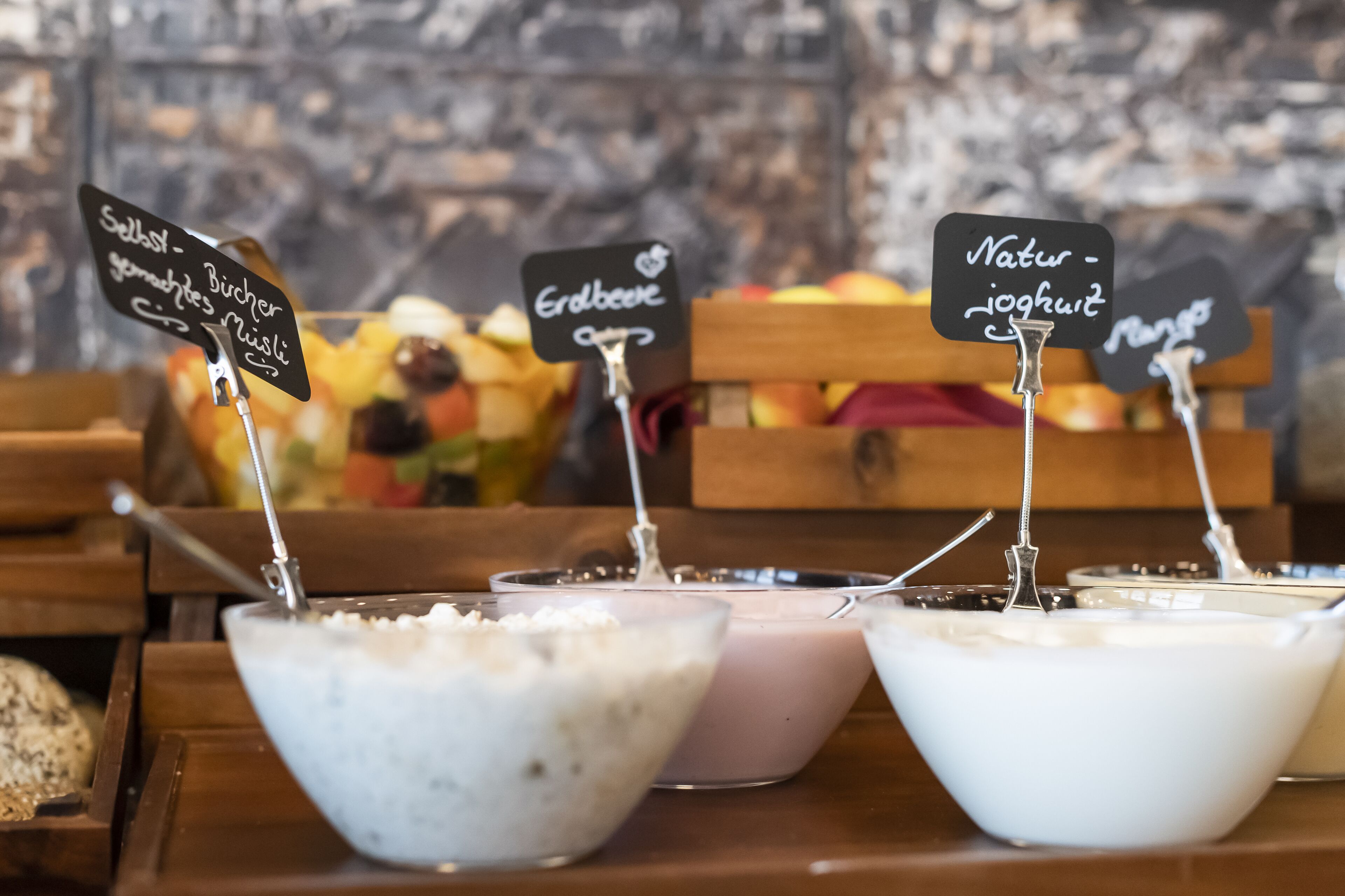 daily buffet breakfast (eur 14.90 per person)