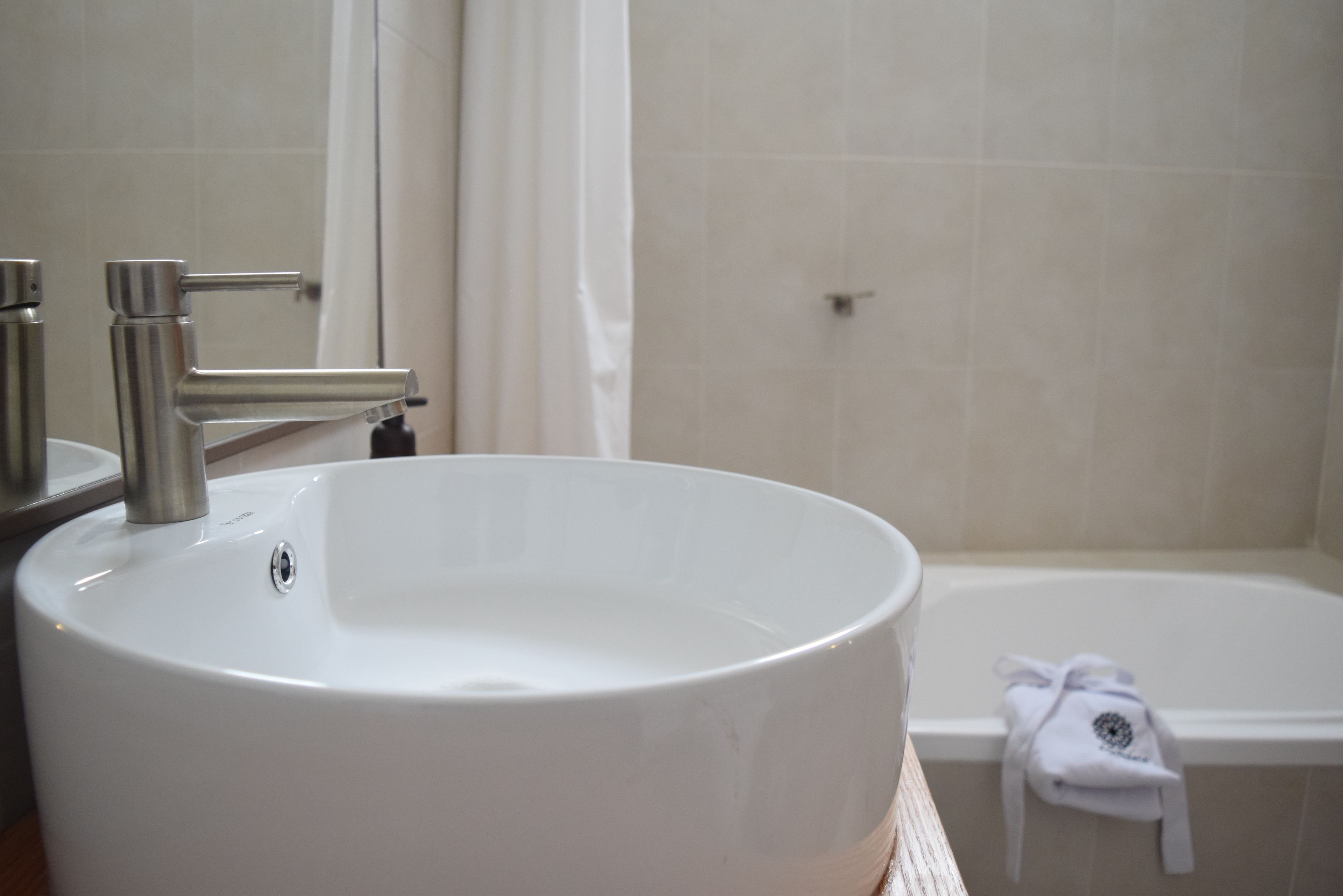 free toiletries, hair dryer, slippers, towels