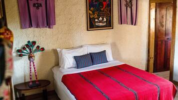 #4 Red House Cabana- Queen Bed | Terrace/patio