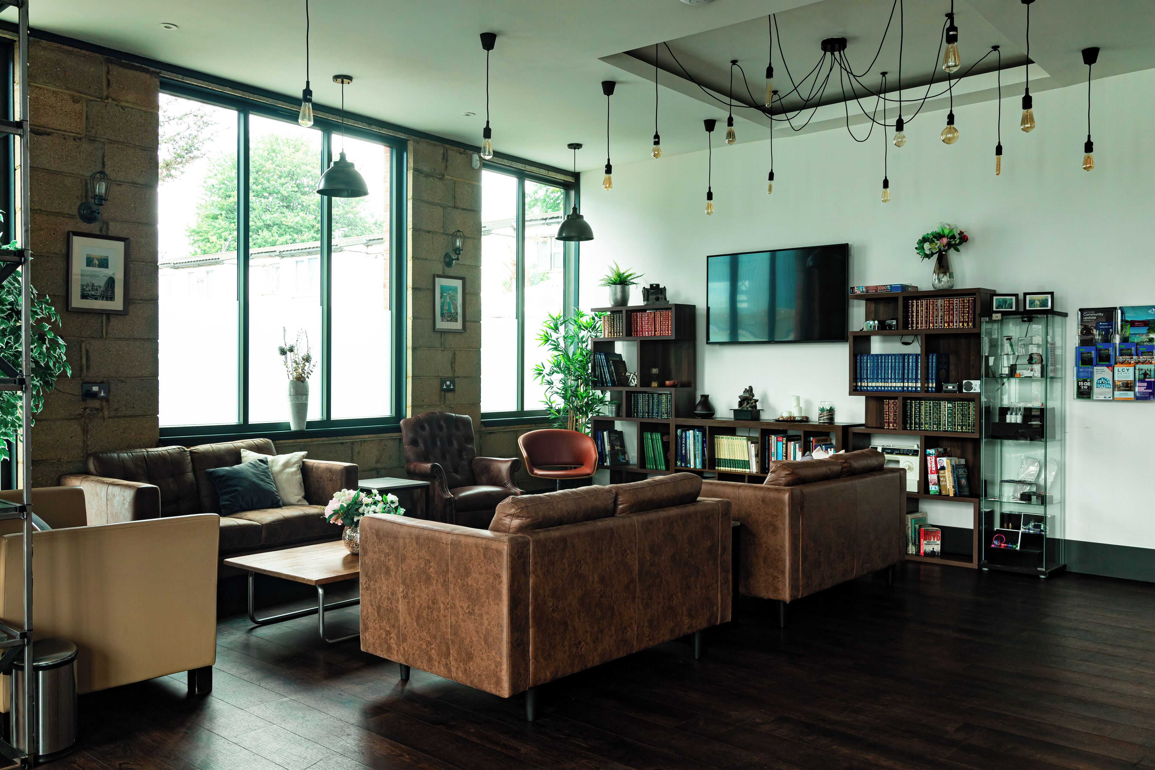 Zona de estar del vestíbulo