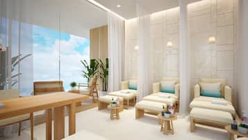 Sale per trattamenti di coppia, sauna, bagno turco, body wrap