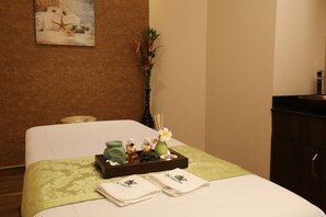 Body treatments, aromatherapy, hot stone massages, deep-tissue massages