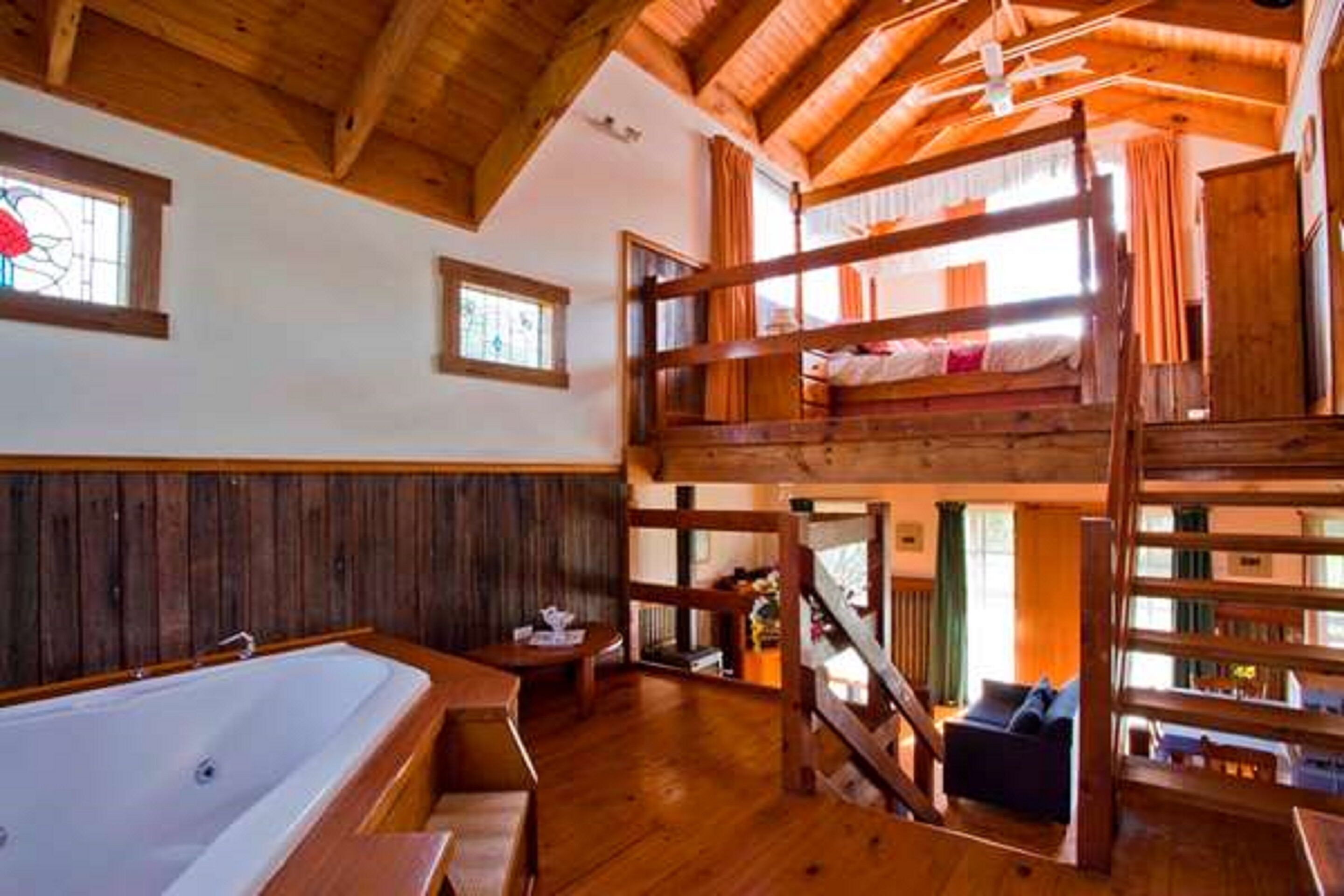 Honeymoon Cottage | Blackout curtains, iron/ironing board, bed sheets