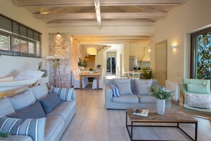 Living area - Villa Theoni (Lefkada)