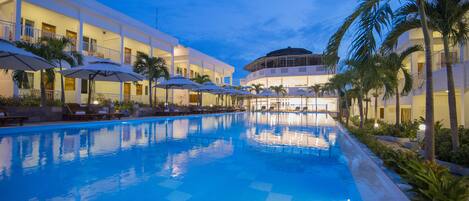 Blick von der Unterkunft