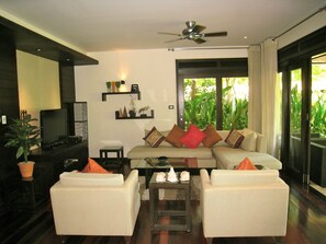 3-Bedroom Condo | Living area | Flat-screen TV - CTW 5A by PIPS (Thep Krasattri)