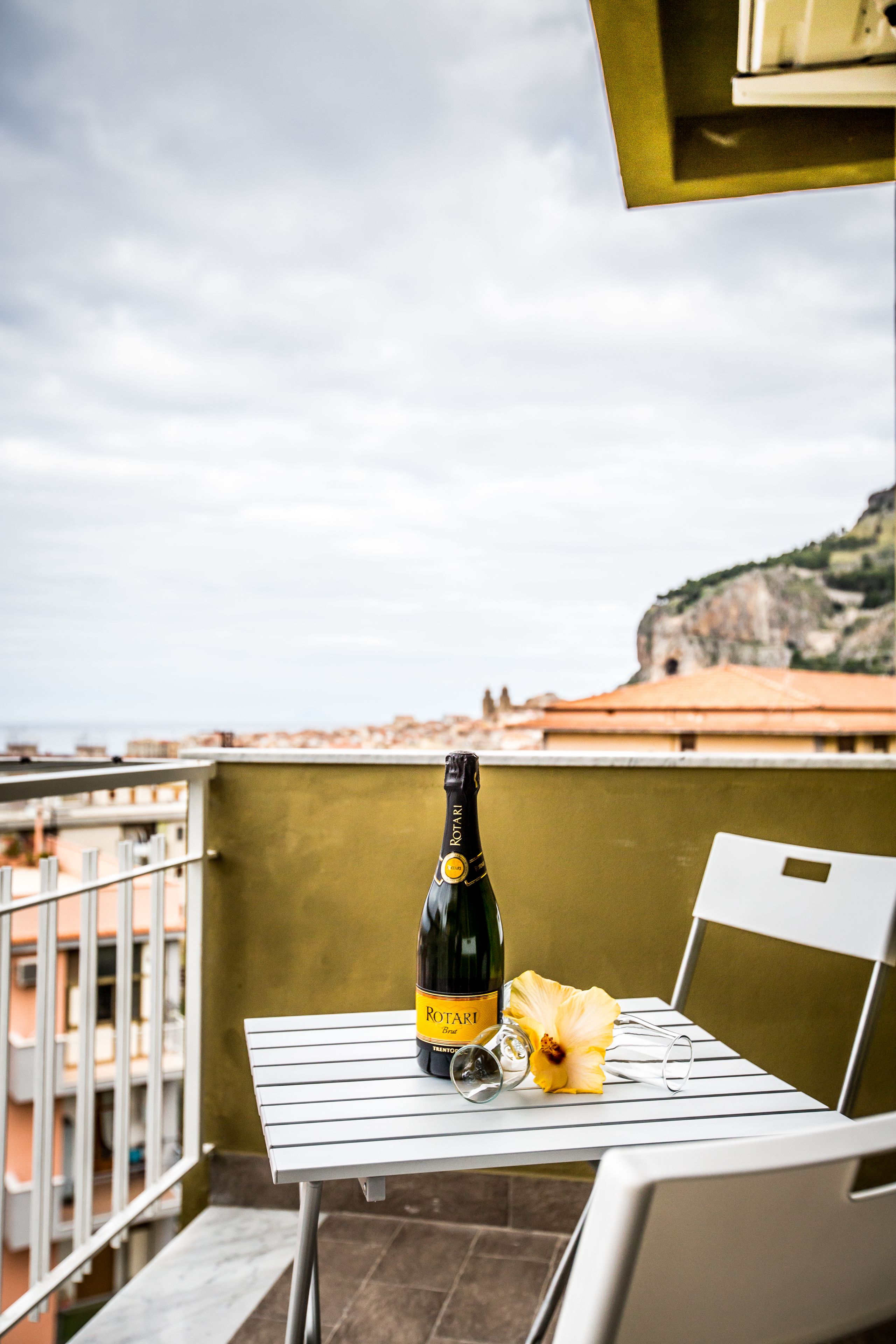 Tweepersoonskamer, balkon, uitzicht op zee | Balkon