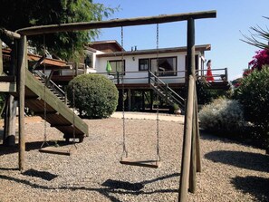 Children's play area - outdoor - Cabaña Flores 6 Personas Maitencillo (Puchuncavi)