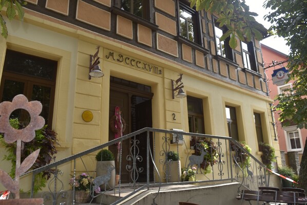 Façade de l’hébergement