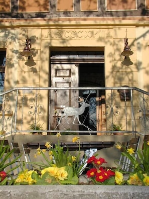 Entrada de la propiedad