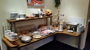 Daily buffet breakfast (EUR 6 per person)